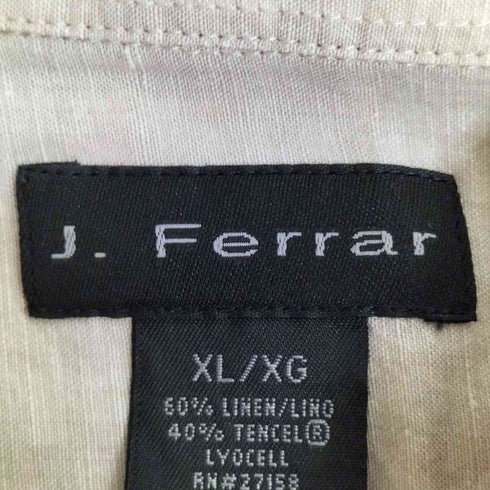 ジェイフェラー J.FERRAR リネンテンセル ショートスリーブシャツ メンズ import:XL