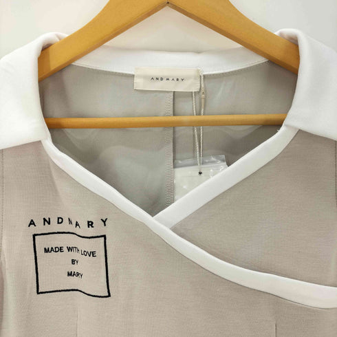 ANDMARY Karen logo dress レディース FREE