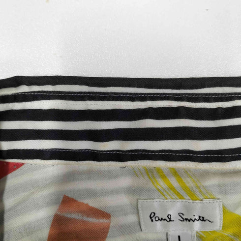 ポールスミス Paul Smith ストライプ 比翼 L/S シャツ メンズ import:L