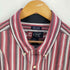 チャップス CHAPS EASY CARE SOIN FACIEL ボーダー ボタンダウン ポケットシャツ メンズ import:L