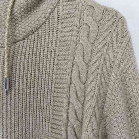 メンズビギ MENS BIGI DISTINCTION ケーブルニットパーカー メンズ JPN:2