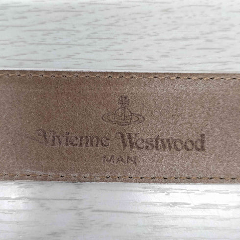 ヴィヴィアンウエストウッドマン Vivienne Westwood MAN 花柄レザーベルト メンズ