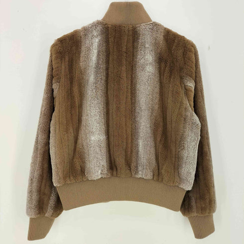 ラグアジェム LAGUA GEM 23AW RIB DOCKING フェイクファージャケット レディース FREE