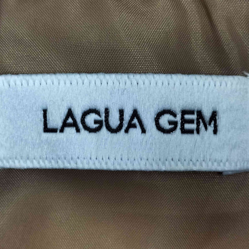 ラグアジェム LAGUA GEM 23AW RIB DOCKING フェイクファージャケット レディース FREE