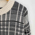 トミーヒルフィガー TOMMY HILFIGER ロゴプリント ミックスチェック クルーネック ニット メンズ import:M