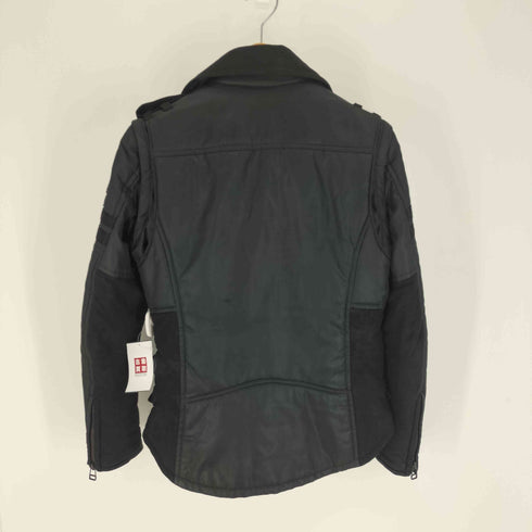 ロエン Roen Thinsulate フェイクスウェード 切替 ストーン メニ― ジップ 中綿 ライダースジャケット メンズ JPN:44
