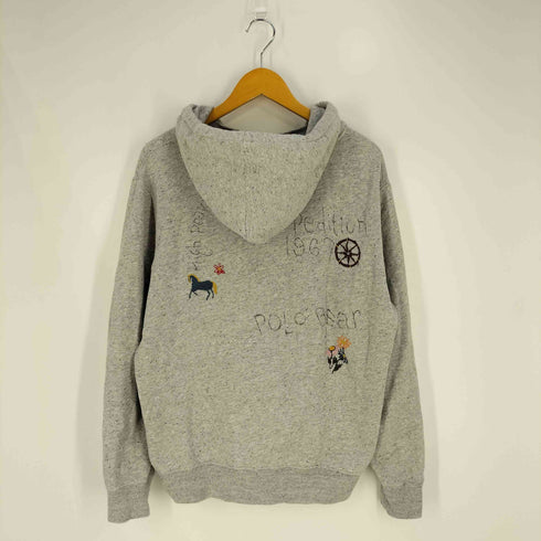 ポロカントリーラルフローレン POLO COUNTRY RALPH LAUREN ポロベア フリース フーディ プルオーバーパーカー メンズ import:L