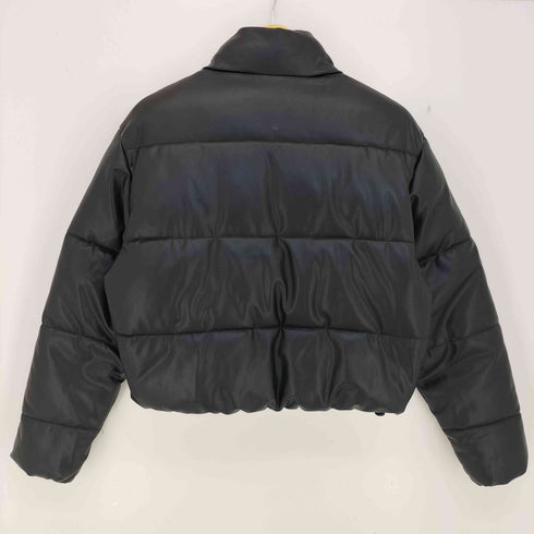 ザラ ZARA エコレザー 中綿 ショートジャケット レディース import:S