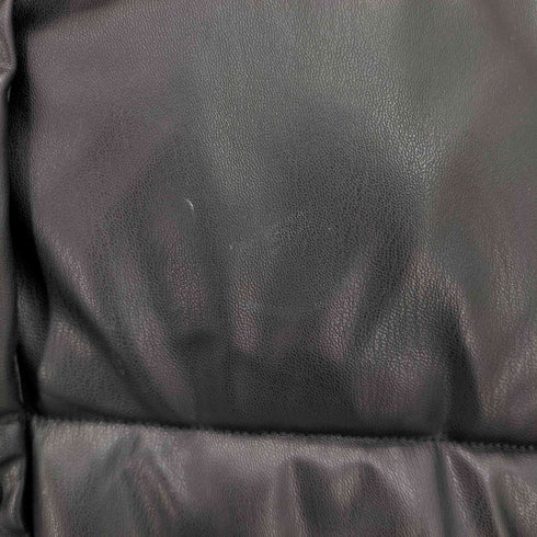 ザラ ZARA エコレザー 中綿 ショートジャケット レディース import:S
