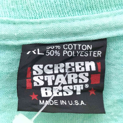 スクリーンスターズ SCREEN STARS USA製 シングルステッチ プリントクルーネック メンズ JPN:XL