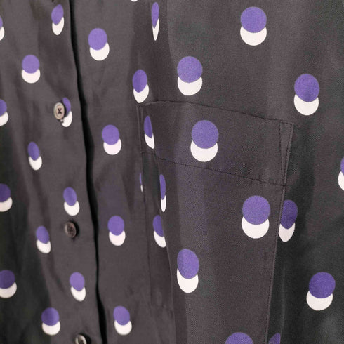 ポールスミス Paul Smith 総柄バンドカラーシャツ レディース JPN:40