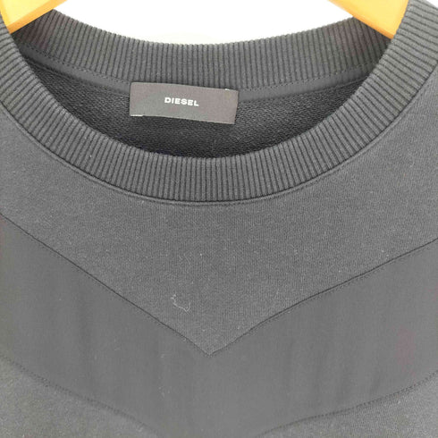 ディーゼル DIESEL 異素材 切替 S/S スウェット ワンピース レディース import:S