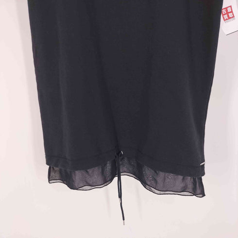 ディーゼル DIESEL 異素材 切替 S/S スウェット ワンピース レディース import:S