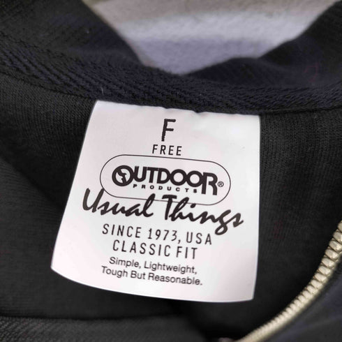 アウトドアプロダクツ OUTDOOR PRODUCTS Usual Things ジャージージップアップカーデ レディース FREE