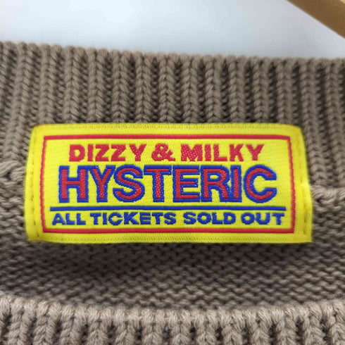 ヒステリックグラマー HYSTERIC GLAMOUR WEIRDO FROG編込 プルオーバー レディース