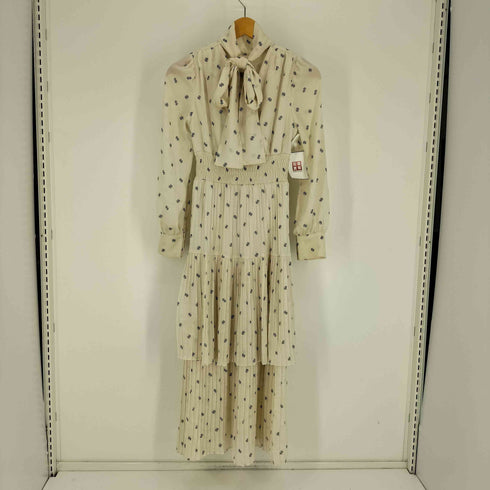 リリーブラウン Lily Brown 22AW 2WAY ボウタイ プリーツ ワンピース レディース JPN:0