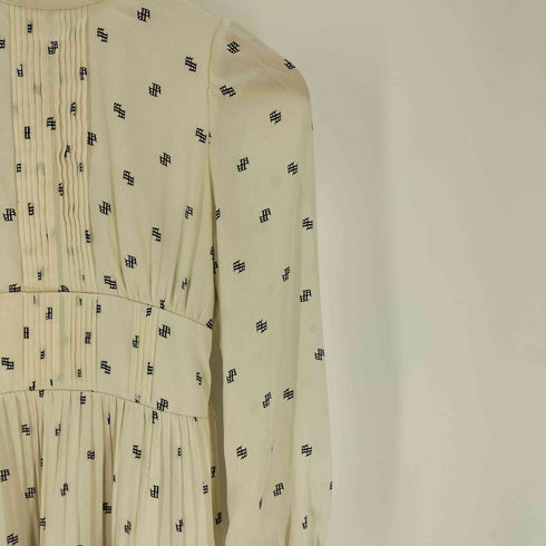 リリーブラウン Lily Brown 22AW 2WAY ボウタイ プリーツ ワンピース レディース JPN:0