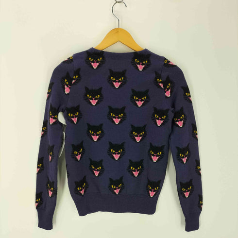 ヒステリックグラマー HYSTERIC GLAMOUR 猫柄 カーディガン Y2K レディース