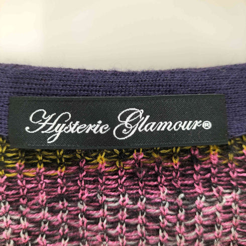 ヒステリックグラマー HYSTERIC GLAMOUR 猫柄 カーディガン Y2K レディース