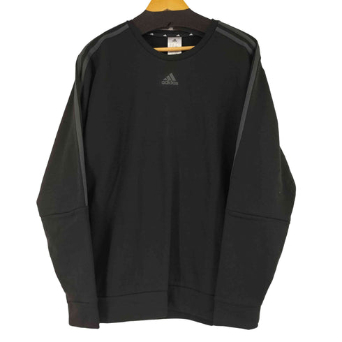 アディダス adidas スリーストライプ クルーネックスウェット メンズ 2XL