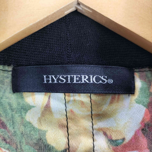 ヒステリックス HYSTERICS 花柄切り替えニットカーディガン レディース
