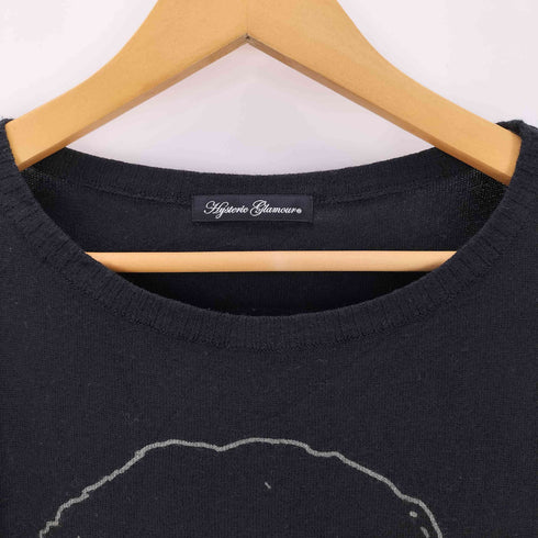 ヒステリックス HYSTERICS When The Music's Over Sweater クルーネックニット Y2K レディース