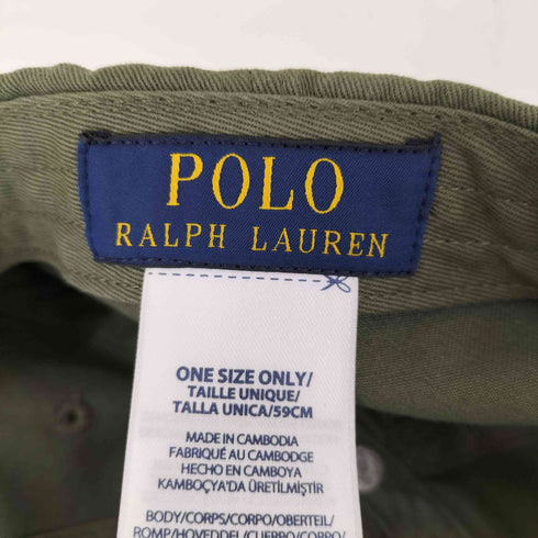 ポロラルフローレン POLO RALPH LAUREN ポニー刺繍 6パネルキャップ メンズ