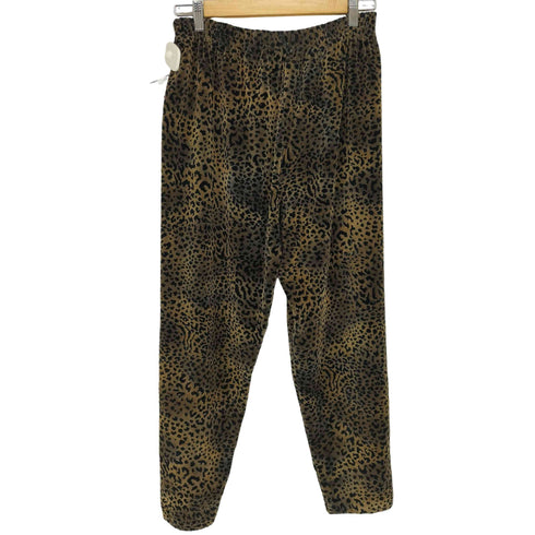 レオパード柄イージーパンツ レディース