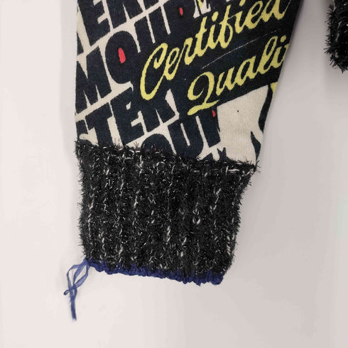 ヒステリックグラマー HYSTERIC GLAMOUR ヒスガール 切り替えファー切り替えニットカーディガン Y2K レディース ONE SIZE