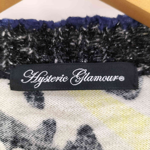 ヒステリックグラマー HYSTERIC GLAMOUR ヒスガール 切り替えファー切り替えニットカーディガン Y2K レディース ONE SIZE