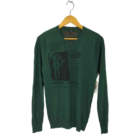 ジィヒステリックトリプルエックス Thee Hysteric XXX グラフィック クルーネックニット Y2K レディース JPN:M