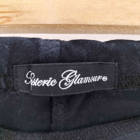 ヒステリックグラマー HYSTERIC GLAMOUR サイドレース リップデザイン レギンスパンツ レディース FREE