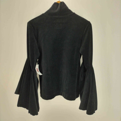ファセッタズム FACETASM エンブロイダリー L/S THE WIND IS HIS SONG THE STARS ARE HIS DREAMS ベロア トップ レディース JPN:1