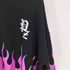 PAPARAZZI Fire sweat ロゴプリント ファイヤーパターン クルーネック スウェット 韓国 レディース FREE