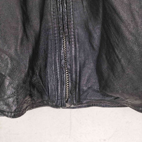 ウィルソン Wilsons Leather レザーカフェレーサージャケット メンズ L