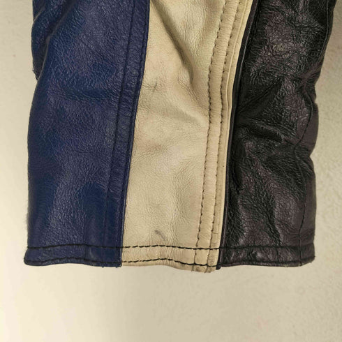 ウィルソン Wilsons Leather レザーカフェレーサージャケット メンズ L