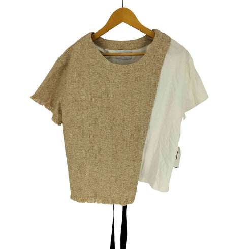 コースタイル KOH.STYLE 21SS LINEN LIKE DOCKING TOPS リネン ライク ドッキング トップス レディース FREE