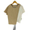コースタイル KOH.STYLE 21SS LINEN LIKE DOCKING TOPS リネン ライク ドッキング トップス レディース FREE