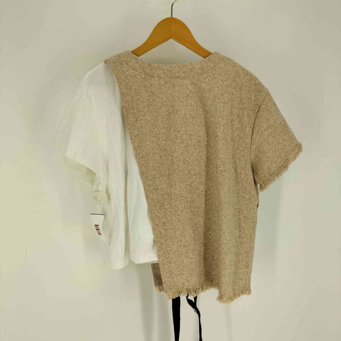 コースタイル KOH.STYLE 21SS LINEN LIKE DOCKING TOPS リネン ライク ドッキング トップス レディース FREE
