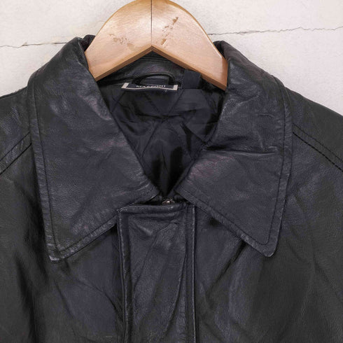 MAZZONI レザージップブルゾン メンズ M