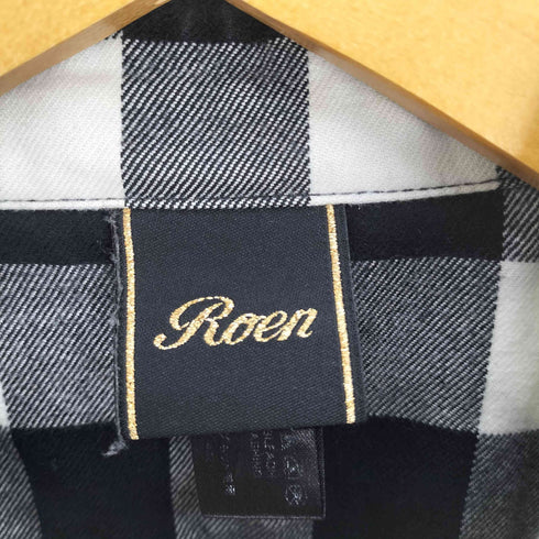 ロエン Roen ブロックチェック レギュラーカラー シャツ メンズ JPN:L