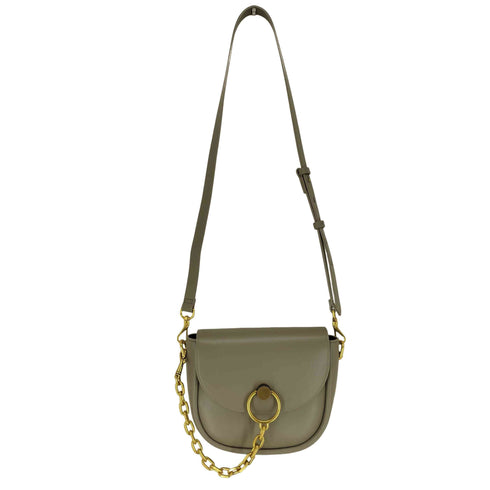 チャールズアンドキース CHARLES&KEITH チャンキーチェーンリンク サドルバッグ レディース