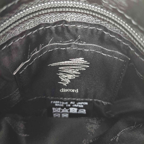 ディスコードヨウジヤマモト discord Yohji Yamamoto Signature pouch sacoche メンズ