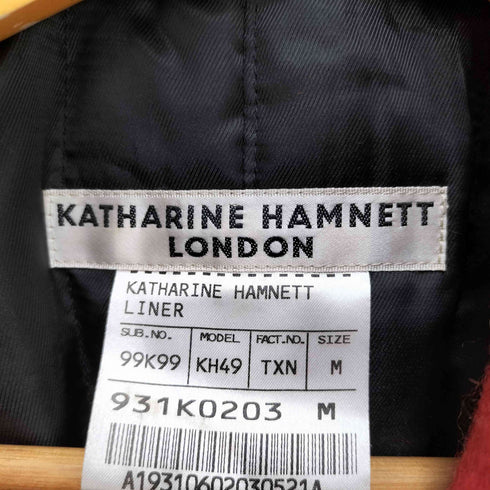 キャサリンハムネットロンドン KATHARINE HAMNETT LONDON ライナー付 ステンカラーコート メンズ JPN:M