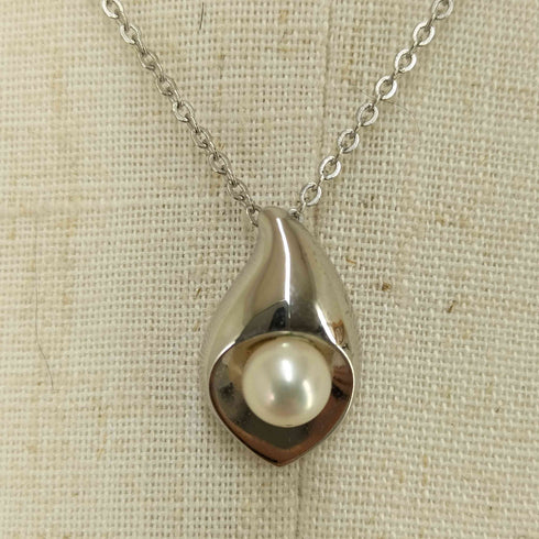 タサキシンジュ TASAKI SHINJU NS刻印 パールネックレス レディース