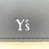 ワイズ Ys ロゴ刻印 バイカラー ショルダーバッグ レディース