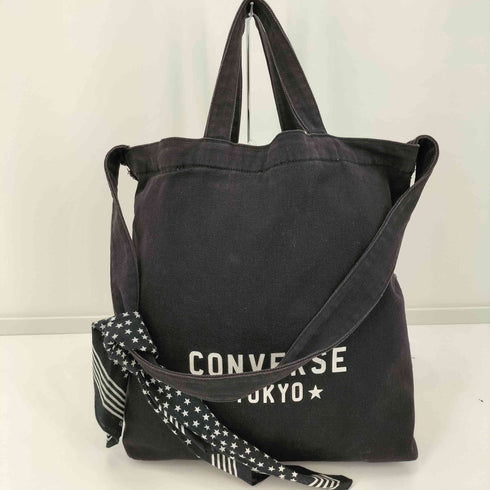 コンバーストウキョウ CONVERSE TOKYO ロゴ キャンバストートバッグ レディース