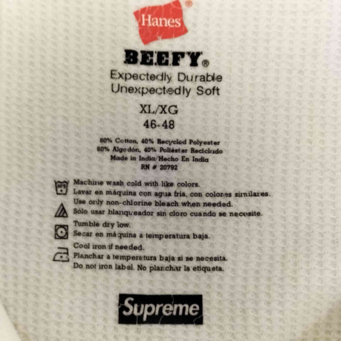 ヘインズ Hanes Thermal Crew メンズ import:XL