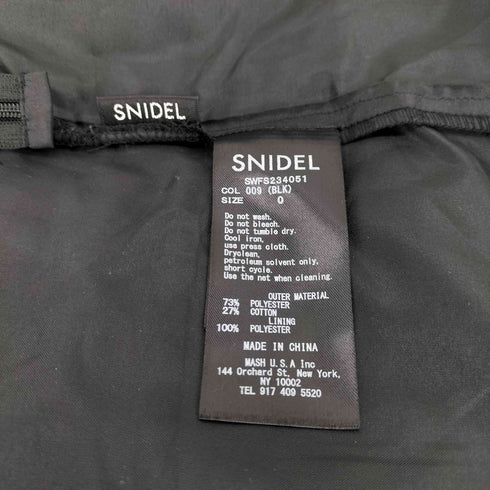 スナイデル snidel レースフロントボタンスカート レディース 0
