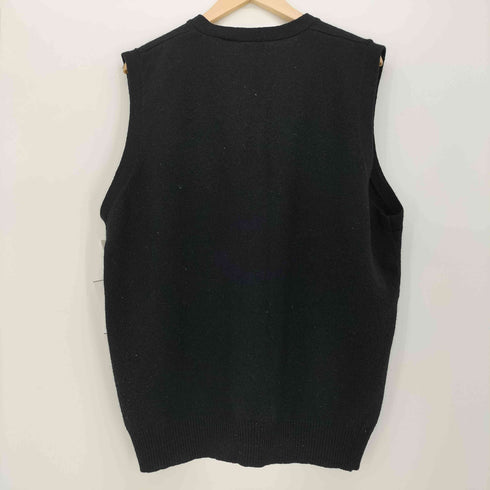 ギャップ Gap 90S 紺タグ ウール Vネック ニット ベスト メンズ import:L